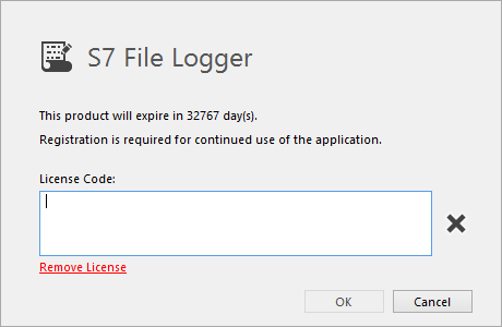  S7-FileLogger Royalty input
